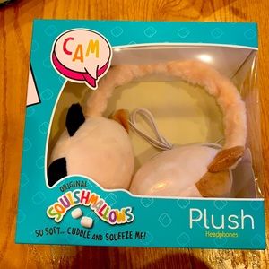 NEW Squishmallow Headphones Cam the Cat